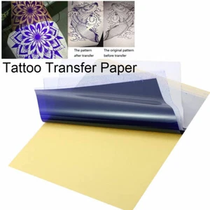 20/100Pcs Tattoo Stencil Transfer Paper Classic DIY Thermal Carbon Tracing Sheet - Picture 1 of 8
