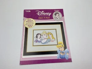 Leisure Arts Disney Princess Stitch N Paint Cross Stitch Pattern - Picture 1 of 5