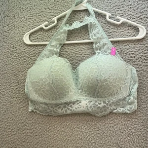 Victoria's Secret Push-up-BH pink neu mit Etikett neu groß hellblau Spitze - Bild 1 von 10