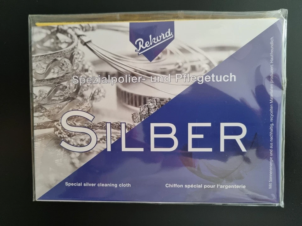 Spezialpolier- & Pflegetuch geeignet für Silber, Messing, Kupfer , 24 x 30 cm - Bild 1 von 1