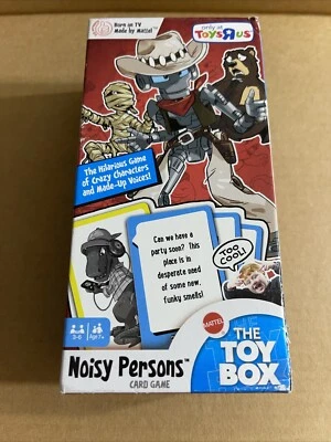 Mattel The Toy Box Noisy Person Card Game Toys R Us Hilarious Crazy Characters - Image 1 of 4