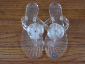 TALBOTS WOMEN THONG SANDALS FLIP FLOPS SZ S/M NWOT - Picture 1 of 6