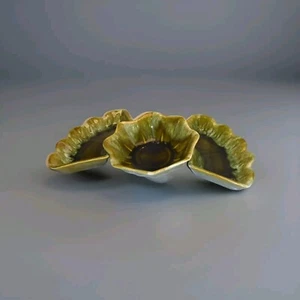 Vintage Wade of California Avocado Green Pottery 3 Piece Set #205 - Mid-Century - Picture 1 of 3