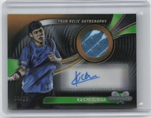 KAICHI UCHIDA 2024 Topps Graphite AUTO TOUR RELIC GOLD REFRACTOR 23/25 TRA-KUA - Picture 1 of 2