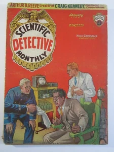 Science Detective Monthly v. 1 #1, enero 1930 GD ¡1ª edición de pulpa! - Imagen 1 de 5