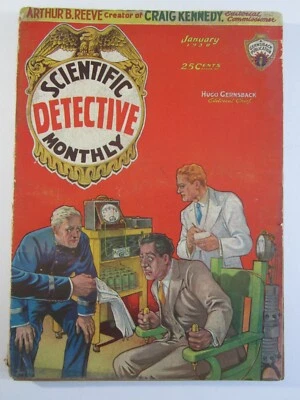 Science Detective Monthly  v. 1 #1, Jan. 1930 GD  1st Pulp Issue! - Image 1 of 4