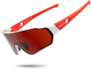 ROCKBROS Cycling Glasses Polarized Sports Sunglasses Outdoor Unisex UV400 - Picture 1 of 7