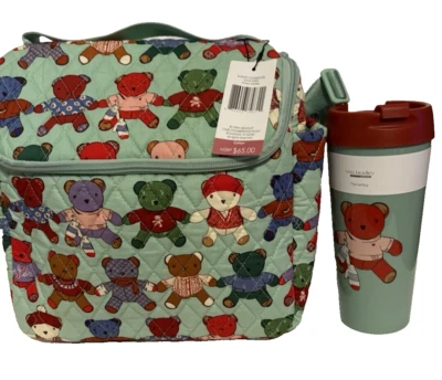 Bolso Bandolera 2 Piezas Toasty Teddies Almuerzo y Térmico Mig Vera Bradley Nuevo con Etiquetas Foto 1 de 4