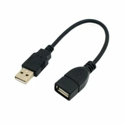 USB 2.0 A Male to Female Extension Extender Cable for Computer Laptop PC - 0.3m - Image 1 of 4