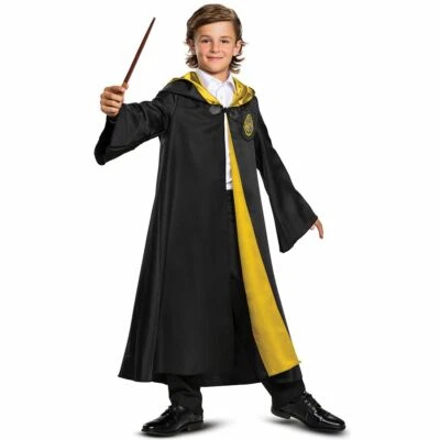 Disguise Poudlard Poufsouffle Harry Potter Magique Robe Enfants Costume 107819 - Photo 1/4
