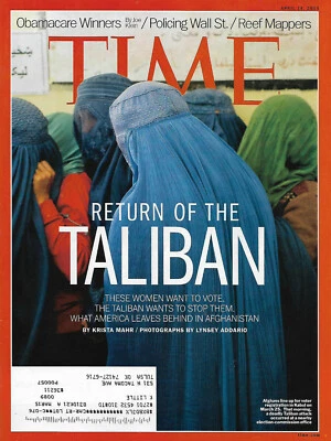 Time Magazine April 14 2014 Return of the Taliban Coral Reefs Barbara Ehrenreich - Image 1 of 2