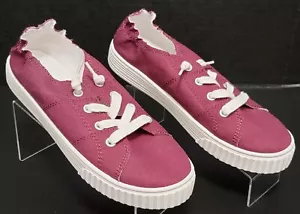 Madden Girl "Marisa" burgunderrote Damen-Slipper ohne Schnürsenkel Größe 6,5 neu mit Karton - Bild 1 von 12
