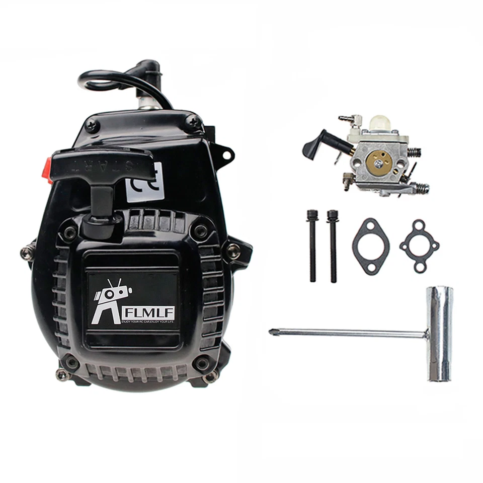 FLMLF 29CC 2 冲程 4 螺栓发动机 适用于 1/5 baja 5B 5T 5SC 遥控汽车零件 — 第 1/4 张图片