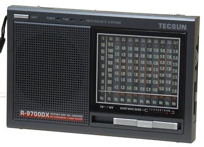 Radio de onda corta AM/FM Tecsun R9700DX 12 bandas doble conversión Foto 1 de 2