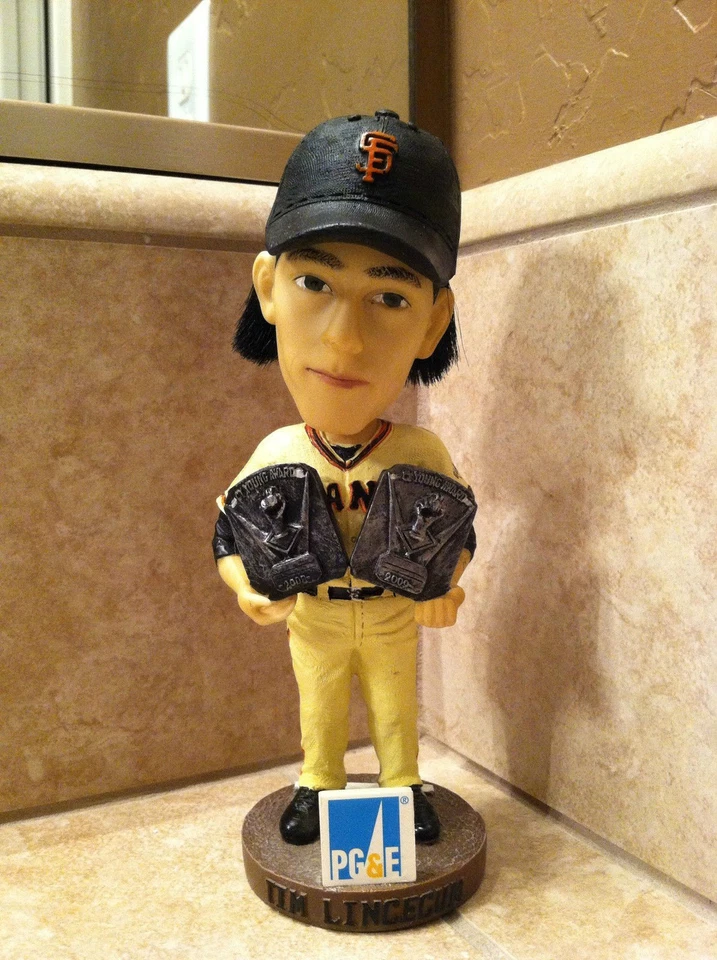Nuevo Bobblehead Tim Lincecum SGA 2010 de los Gigantes de San Francisco Foto 1 de 1