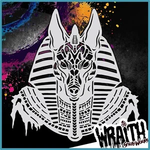 Anubis - Modello di stencil aerografo riutilizzabile - Foto 1 di 4