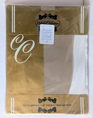 Cottelli Strapsstrümpfe hauchzart Größe 10,5-11 hautfarben? für Strumpfhalter - Bild 1 von 3