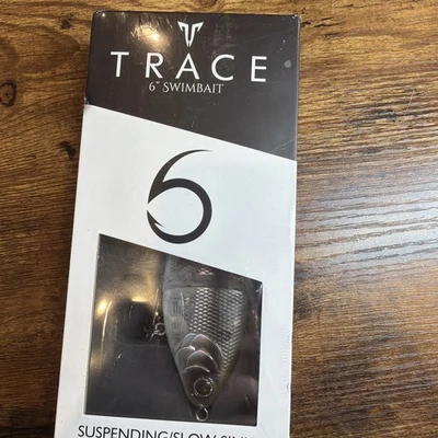 6TH SENSE TRACE 6” SWIMBAIT SUSPENDING / SLOW SINK SHAD BURST BASS FISHING   - Image 1 of 4