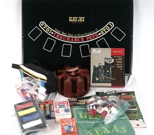 Casino & Poker Spiele Lot Blackjack, Roulette, Würfel, Chips & Spielkarten - Bild 1 von 7