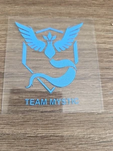 Pokémon Team Mystic High Quality Raised UV DTF Waterproof Decal 3in - Picture 1 of 5