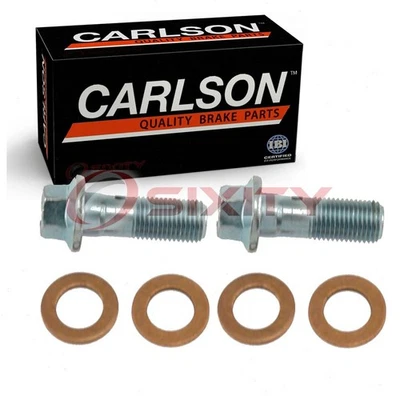 2 pernos de banjo hidráulicos de freno trasero Carlson para Chevrolet Volt hy 2015-2019 Foto 1 de 4