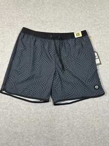 Howler Brothers Warlock Tech Board Shorts Men's Xlarge Grey Checker Stretch - Picture 1 of 8