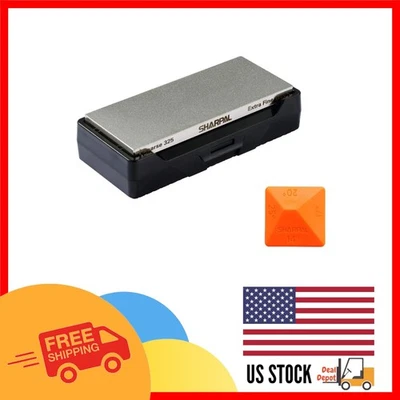 Piedra de afilar de diamante rápida y duradera con guía de ángulo - perfecta para afilar cuchillos Foto 1 de 4