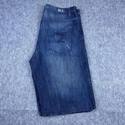 Pantalones Cortos de Jean Vintage Brooklyn Express Para Hombre Azul Denim Y2k Sueltos Sueltos Talla 40 Foto 1 de 4