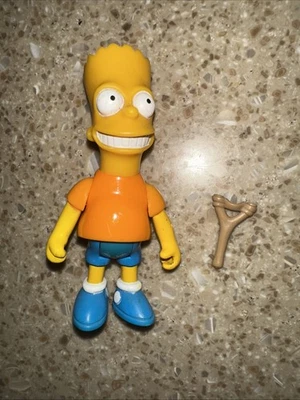 Figura de acción vintage Mattel Bart Simpson 1990 Los Simpson Posable 3,5 pulgadas Foto 1 de 4