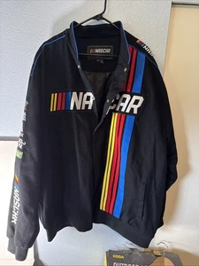 JH Designs RARE Vintage Nascar Jacket 3xl Logo Excellent Cond Embroidered Lm - Picture 1 of 11