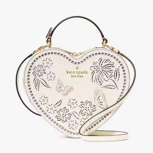 Kate Spade Love Shack Perforated Heart Crossbody NWT Handbag KL039 - Picture 1 of 7