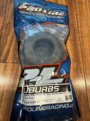 Proline Suburbs 2.0 Sc 2.2”/3.0” Mc (Clay) Tires For Short Course Trucks 1171-17 - Image 1 of 2