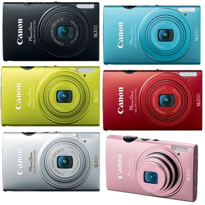 Canon IXUS 125/ IXY 220F/ ELPH 110HS Compact/Mirrorless Digital Cameras 12.1MP - Image 1 of 4
