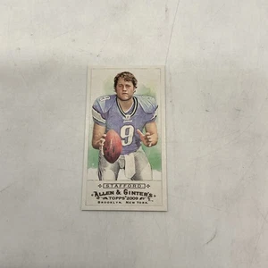 2009 Topps Allen & Ginter Matthew Stafford mini #AG2 Short Print Rookie Card - Picture 1 of 2