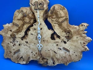 Exotic Buckeye Burl Book Matched wall Clock hand made - Picture 1 of 10