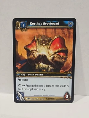 World Of Warcraft TCG Through The Dark Portal Korthas Greybeard 174/319 Common  - Image 1 of 2