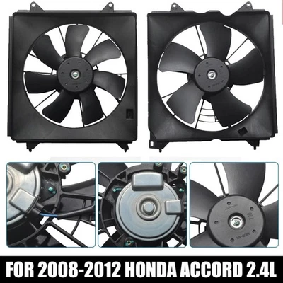 Conjunto de ventilador de refrigeración del radiador del motor compatible para Honda Accord 2008-2012 2,4 L Foto 1 de 4