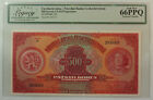 1929 500 Korun Specimen Czechoslovakia Narodna Banka Currency Note Legacy 66 Ppq
