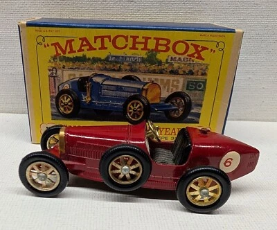 Lesney Matchbox Models of Yesteryear Y-6 Bugatti Type 35, Original Box - Image 1 of 4