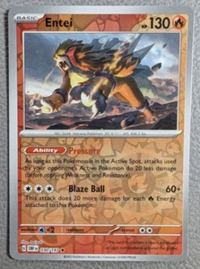 Entei Reverse Holo NM OBF 030/197 Obsidian Flames Pokemon Card - Picture 1 of 1