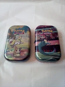 2020 Pokemon Galar Pals Empty Mini Tin Lot of 2 - Picture 1 of 5