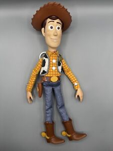 Thinkway Toy Story Disney Pixar 15” Pull String Woody Doll with Hat Working!