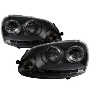 Spyder for Volkswagen GTI 06-09/Jetta 06-09 Halogen Model Only - LED Halo DRL Bl - Picture 1 of 10