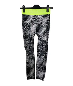 H & M - Small - 24” Waist - black/white - Sport gym/funky running leggings - Picture 1 of 13