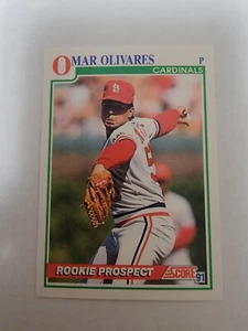 1991 Score #748 OMAR OLIVARES 45 card lot ex-mt  St. Louis Cardinals - Picture 1 of 4