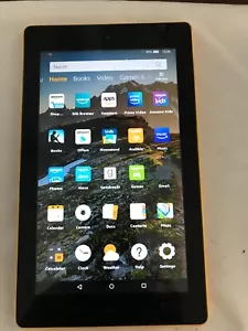 Amazon Kindle Fire 7 7th Gen 8GB -yellow ***FAIR CONDITION*** - Picture 1 of 3