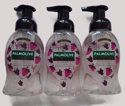 PALMOLIVE LUXURY FOAM RASPBERRY/BLACKBERRY FOAM HANDWASH 3 X 250ml - Image 1 of 2