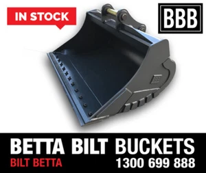 (BETTA BILT BUCKETS) EXCAVATOR MUD BUCKET 1500MM 14 TONNE - Picture 1 of 12
