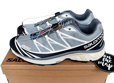 Salomon XT-6 RECUT Monument Phantom Grey White UK 11 12 US 11.5 12 L47305700 New - Image 1 of 4