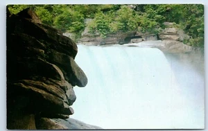 Alter Mann der Fälle Cumberland Falls State Park in der Nähe von Corbin Kentucky Postkarte - Bild 1 von 2